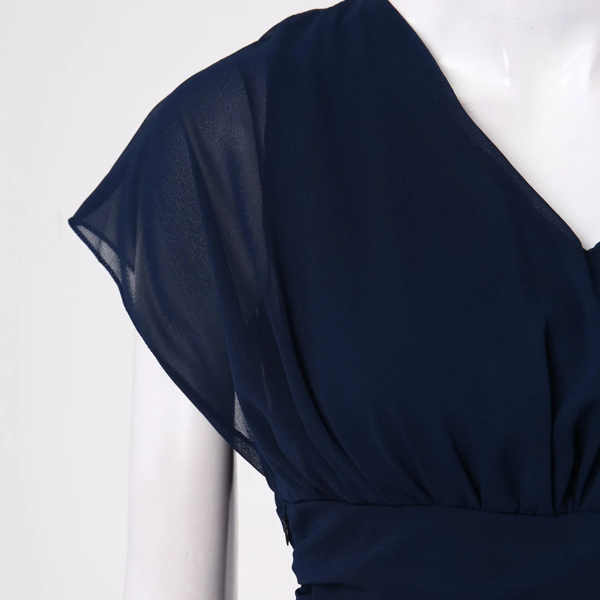 Close-up of the sleeve and neckline