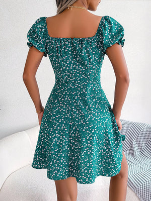 Teal, back view