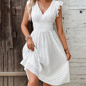 White, front view